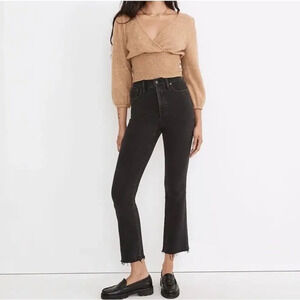 Madewell Black High Rise Cali Demi-Boot Bootcut Jeans‎ NG353 Women's Size 25